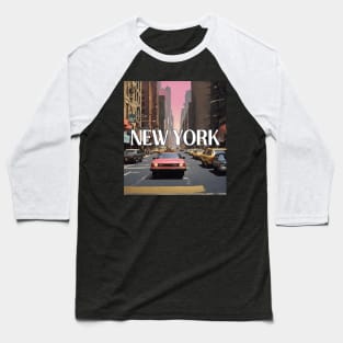 new york street retro nyc Baseball T-Shirt